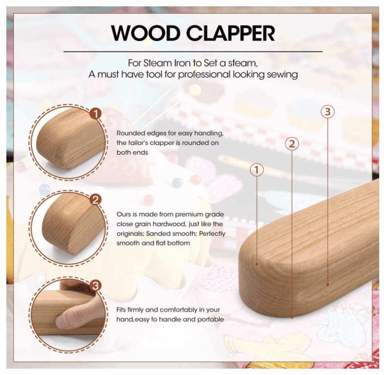 Hardwood Tailor's Clapper by Mardili